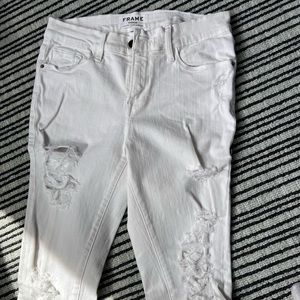 Frame denim distressed jeans